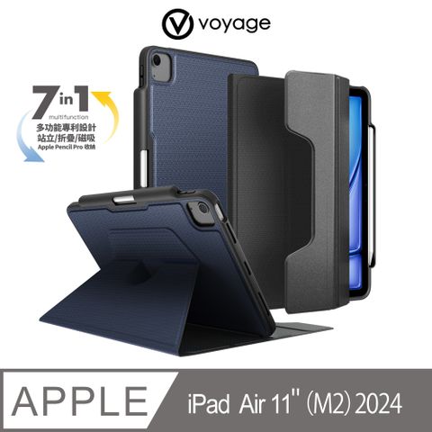 VOYAGE CoverMate Deluxe iPad Air 11吋(M2)2024磁吸式保護套-適用於11 吋 iPad Air (M2)、(第 5 、4代)