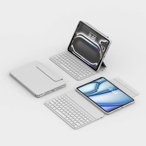 eiP Maglite 2 輕巧磁吸 iPad 鍵盤保護殼 (磁吸保護殼 附筆槽/巧控鍵盤 適用iPad Air5/Pro11/Pro13/Air11)