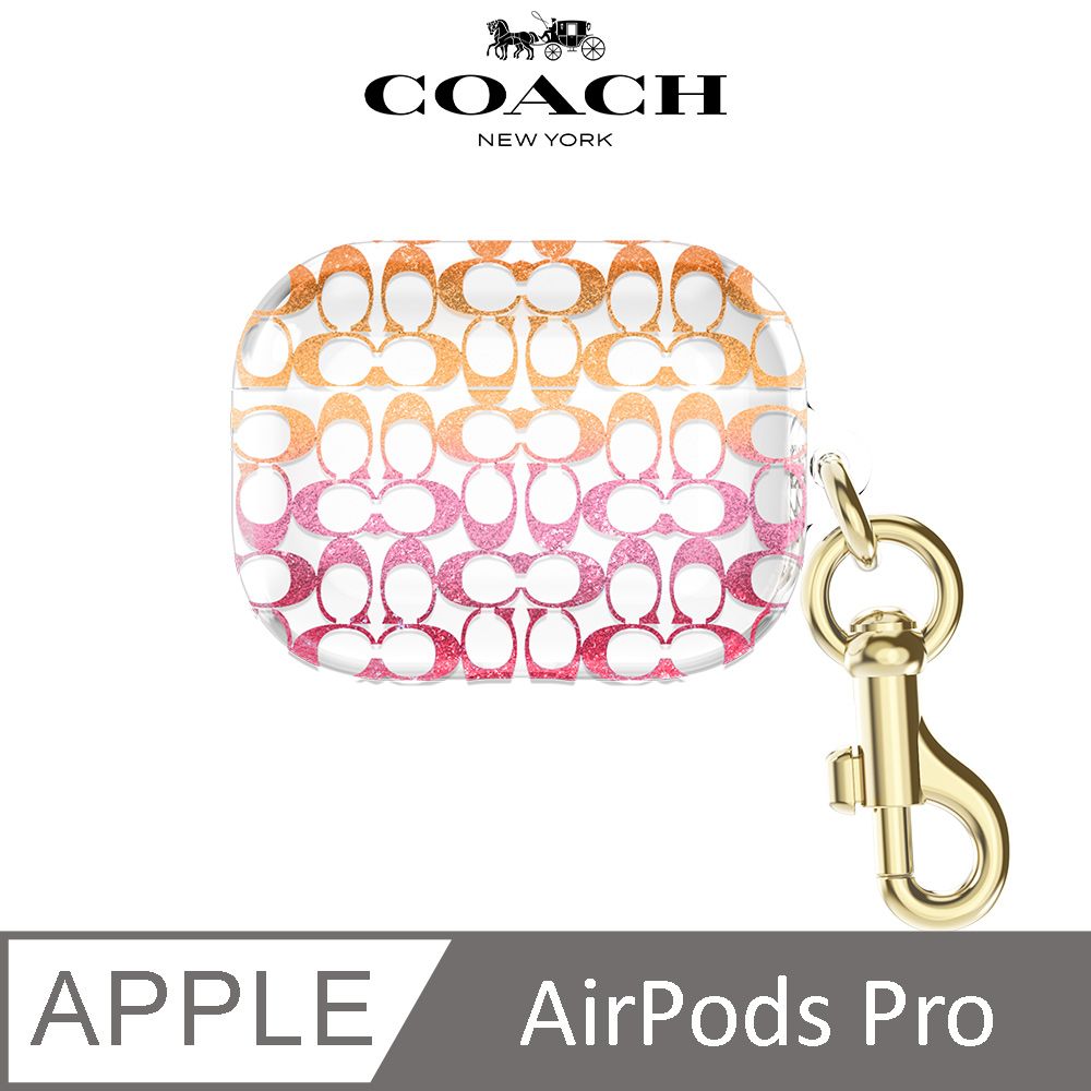 COACH】AirPods Pro精品保護套-經典大C粉紅- PChome 24h購物