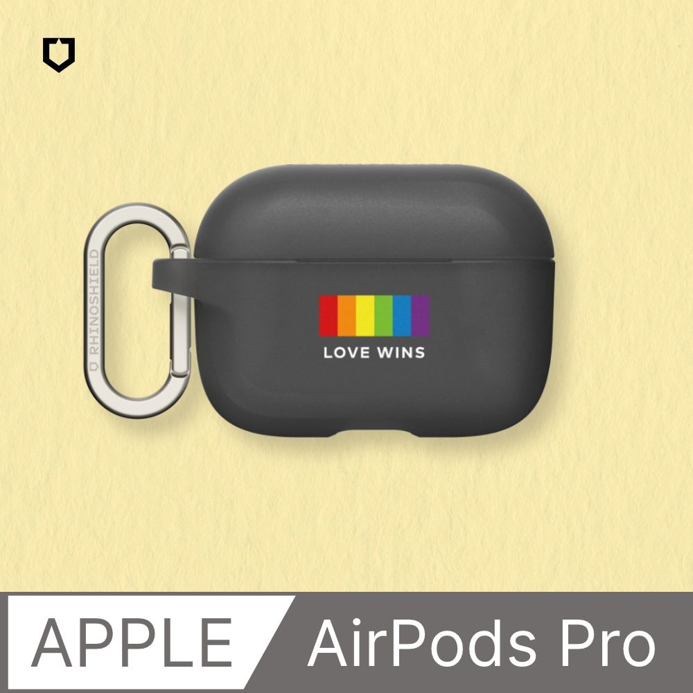 RHINOSHIELD 犀牛盾 AirPods Pro 防摔保護殼獨家設計-Love wins-Not alone