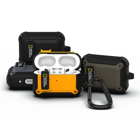 國家地理 NatGeo Rugged Bumper AirPods Pro 1/2代 卡扣式保護殼