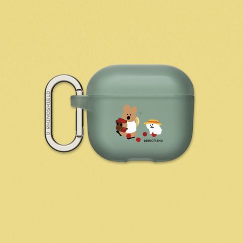 【犀牛盾】AirPods Pro 防摔保護殼-DINOTAENG系列-怎麼辦，蘋果滾走了！(多色可選)