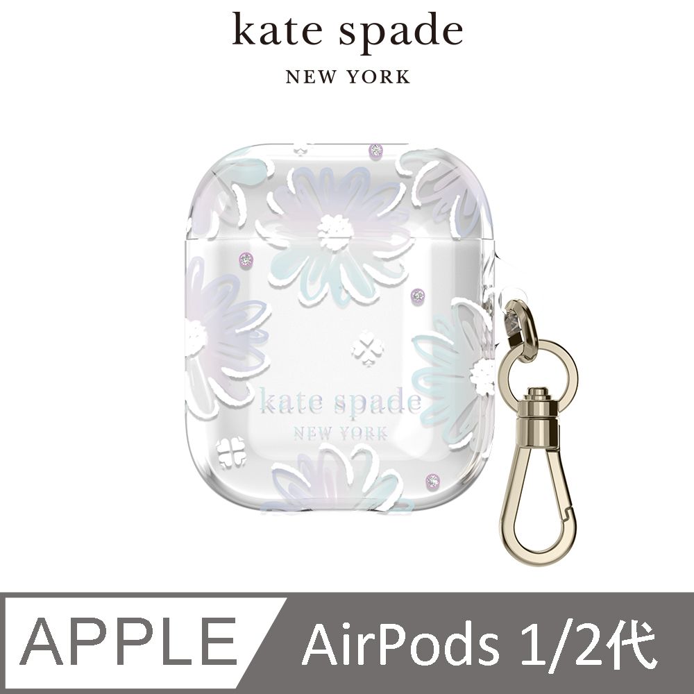 Kate Spade  AirPods 1/2代 保護殼/套-幻彩雛菊