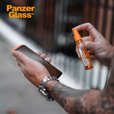 PanzerGlass Spray Twice A Day 歐盟認證天然抗菌清潔噴霧8ml (適用所有螢幕)