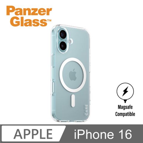 PanzerGlass iPhone 16 6.1吋 Flagship 磁吸透明防摔殼(透白)