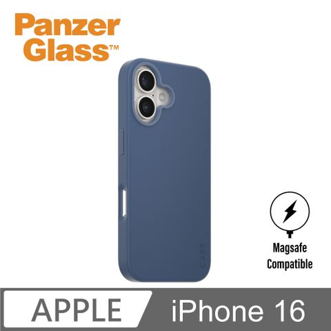 PanzerGlass iPhone 16 6.1吋 Fashion 磁吸防摔殼(藍)