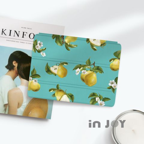 INJOY mall iPad mini4 系列 清甜英國梨 無筆槽平板保護套