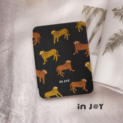 INJOY mall iPad Pro12.9/Pro13/Air13 系列 樂天花豹 附筆槽平板保護套
