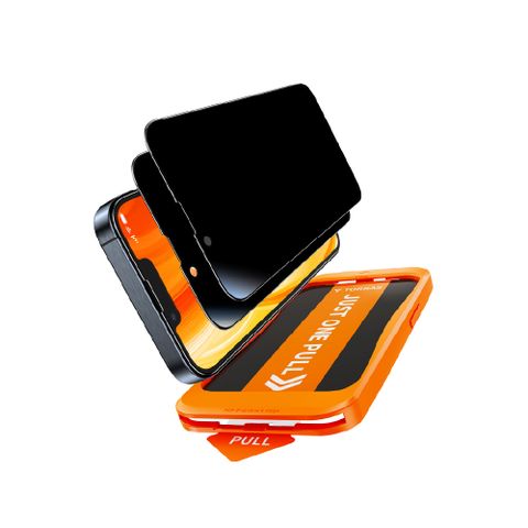 TORRAS 圖拉斯 Insta-ll Master Privacy iPhone 16E-防窺滿版2人組鋼化玻璃保護貼