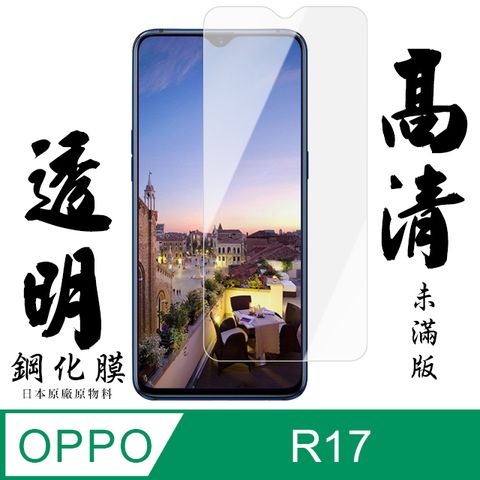 AGC日本玻璃 保護貼 【AGC日本玻璃】 OPPO R17 保護貼 保護膜 透明非全覆蓋 旭硝子鋼化玻璃膜