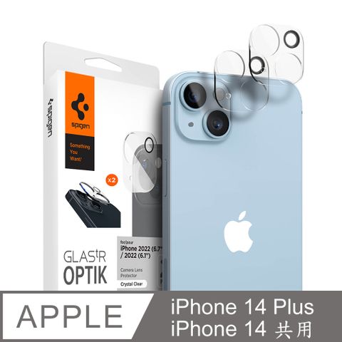 spigen iPhone 14 Plus/14 共用 tR Optik 鏡頭保護貼(x2入)