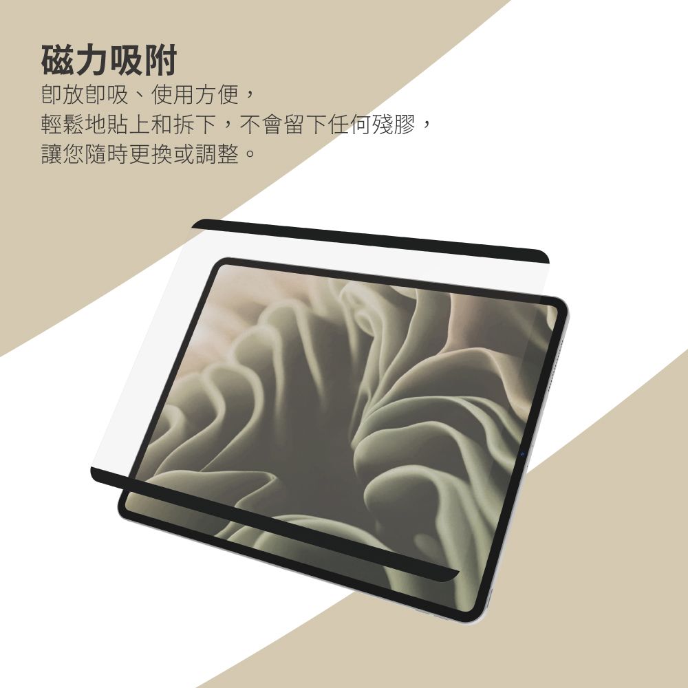 eiP 抗藍光 iPad磁吸式類紙膜 iPad Air 4&5/Pro 11吋(高級日本紙質 保護膜 肯特紙 保護貼)