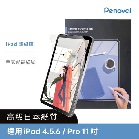 Penoval 高級日本類紙膜 保護貼 iPad Air4&5 Pro 11吋(保護膜 肯特紙 保護貼)