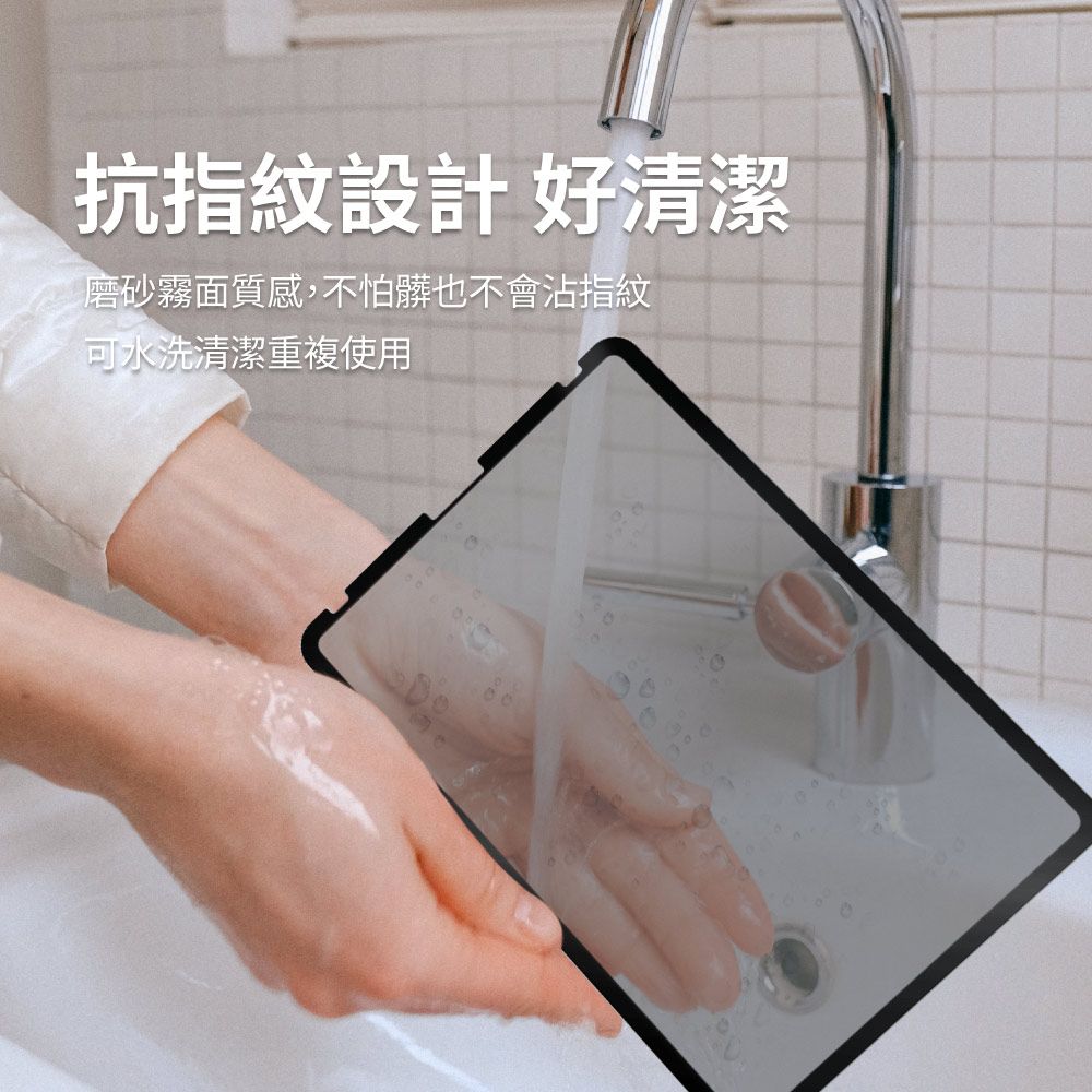 eiP 防窺 奈米吸盤類紙膜 保護貼(適用iPad Air4&5 Pro 11吋 保護膜 肯特紙 保護貼)