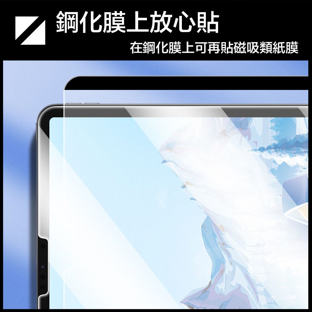 嚴選  2024 iPad Air6 13吋A2899/A2903 可拆卸磁吸式繪圖專用類紙膜