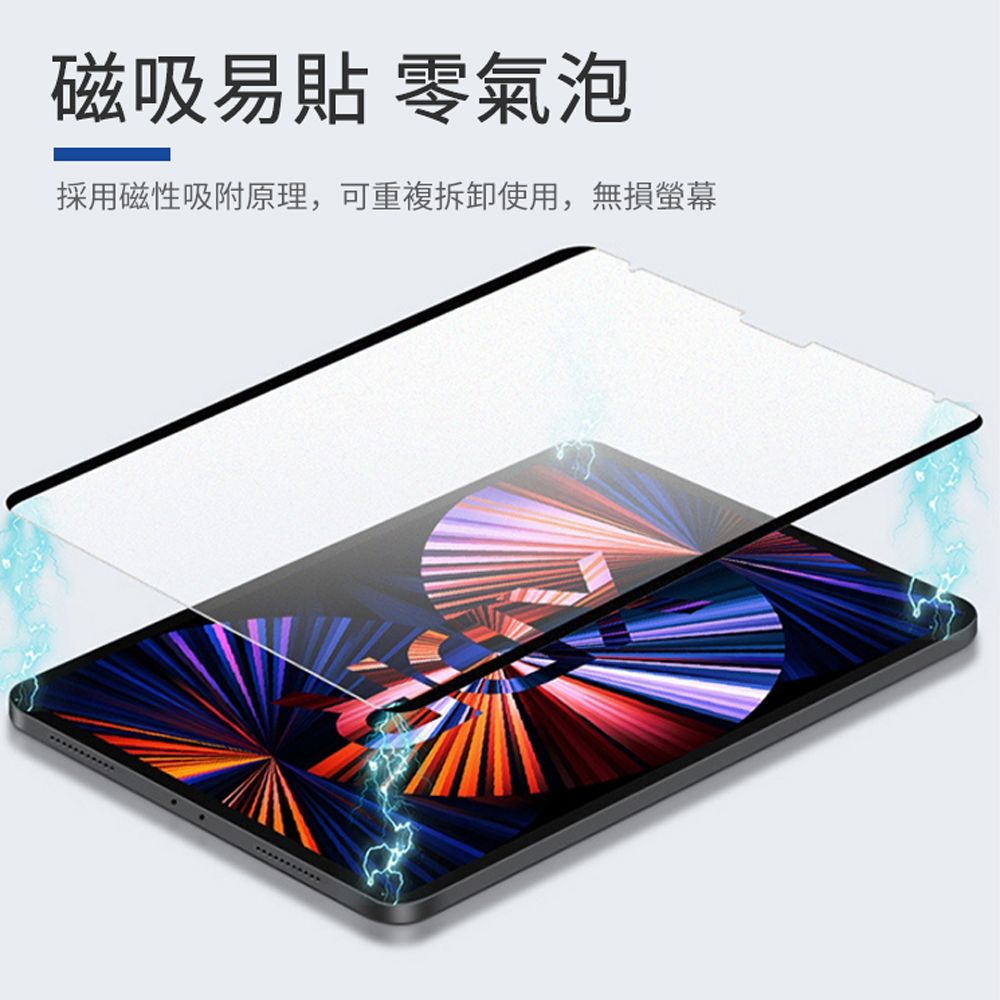 ANTIAN iPad Mini6 2021 全屏滿版磁吸式類紙膜 護眼防刮高清膜 平板螢幕保護貼