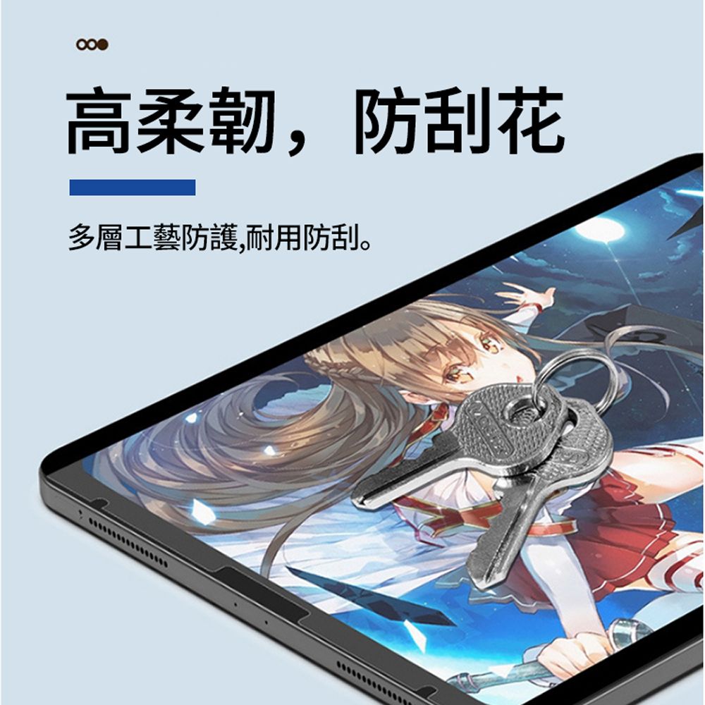 ANTIAN iPad Mini6 2021 全屏滿版磁吸式類紙膜 護眼防刮高清膜 平板螢幕保護貼