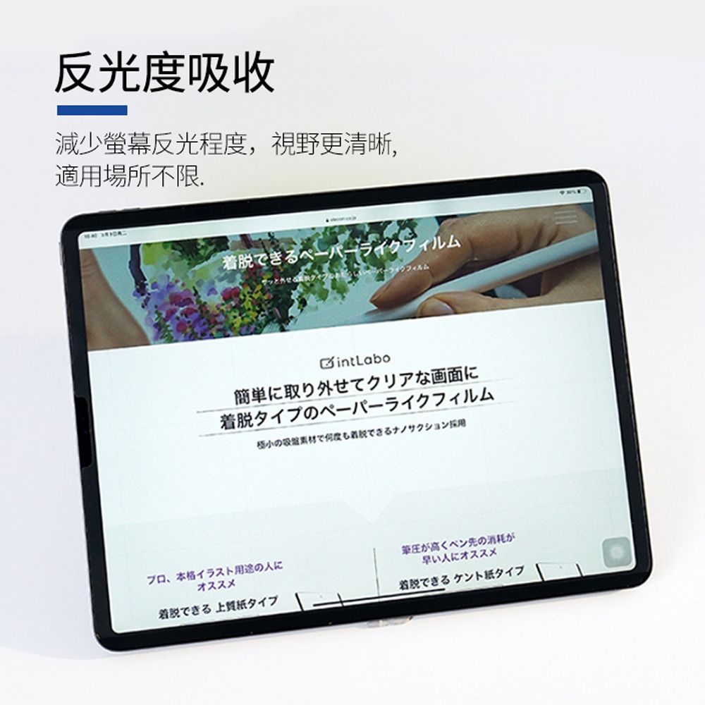 ANTIAN iPad Mini6 2021 全屏滿版磁吸式類紙膜 護眼防刮高清膜 平板螢幕保護貼