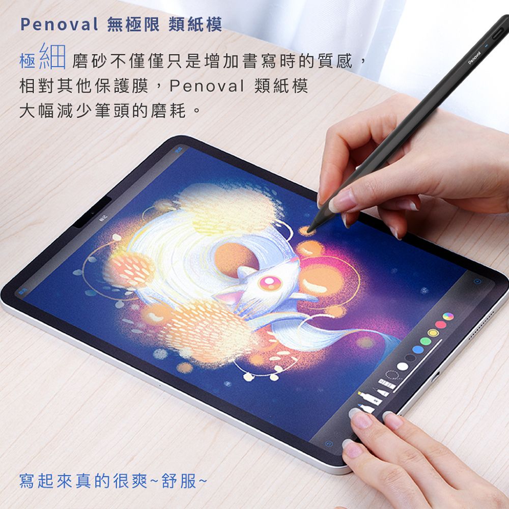 Penoval 高級日本類紙膜 保護貼(適用 iPad Pro M4-13吋 保護膜 肯特紙 保護貼)