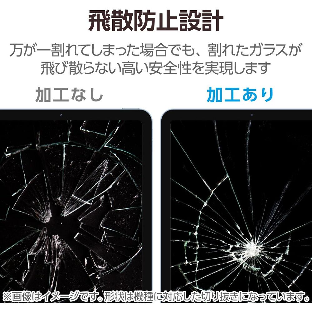 ELECOM  2024 iPad Pro(M4)擬紙感玻璃保護貼(肯特)-13吋