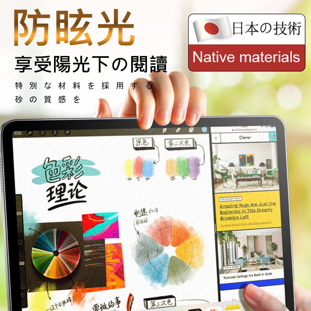 Apple 蘋果  iPad mini  7/6 (8.3吋)繪畫紙感保護貼系列