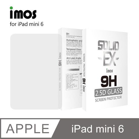 imos Apple iPad mini 6 正面玻璃手感保護貼 9H強化