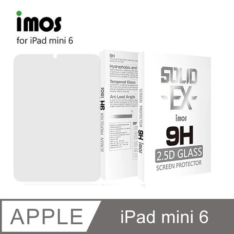 imos Apple iPad mini 6 霧面玻璃手感保護貼 9H強化