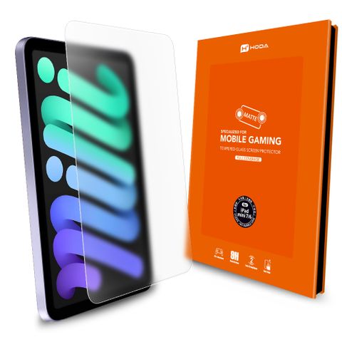hoda iPad mini 6 8.3吋手遊專用霧面磨砂防眩光滿版玻璃保護貼
