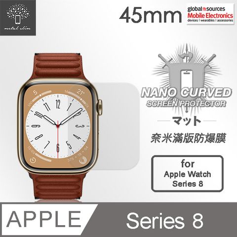 for Apple Watch Series 8 45mm滿版防爆保護貼(兩入組)