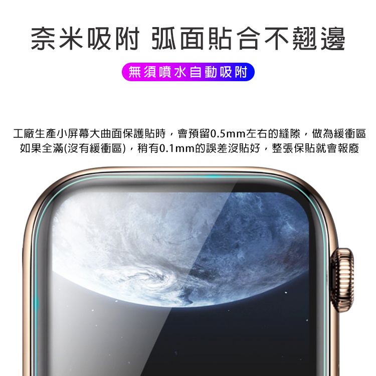 RedMoon Apple Watch Ultra2 / Ultra 49mm 3D高清透明TPU奈米水凝膜滿版螢幕保護貼 2入