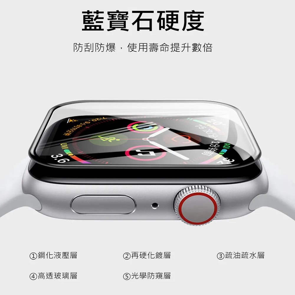 Apple 蘋果  Watch Series 9 / 8/ 7 (45mm)-鋼化玻璃保護貼系列