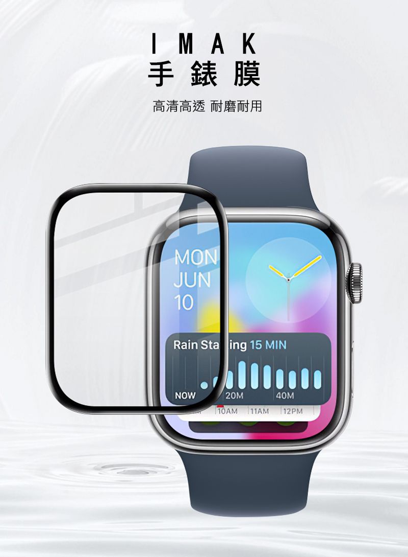 IMAK手錶膜清高 耐磨耐用MONJUN10Rain Sta ing 15 MINNOW20M40M10AM11AM 12PM