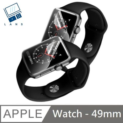 全螢幕覆蓋 柔性水凝膜 3D曲面 強抗指紋 自動修復 螢幕保護貼 適用 Apple Watch Ultra 1/2代 - 49mm