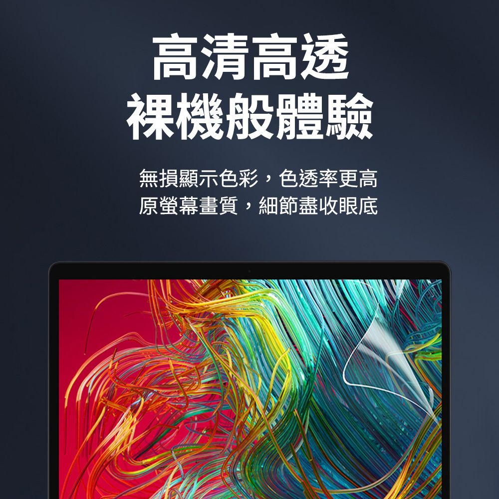 高清高透裸機般體驗無損顯示色彩,色透率更高原螢幕畫質,細節盡收眼底