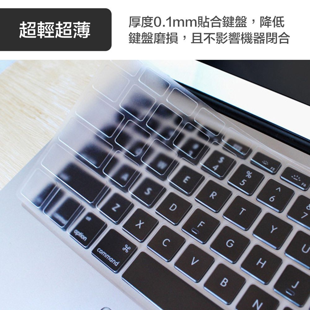  MacBook Pro 14吋/16吋 A2992/A2991通用 超薄透明TPU鍵盤保護膜