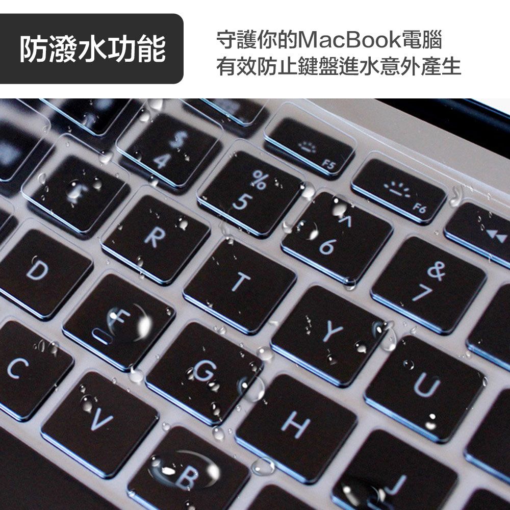  MacBook Pro 14吋/16吋 A2992/A2991通用 超薄透明TPU鍵盤保護膜