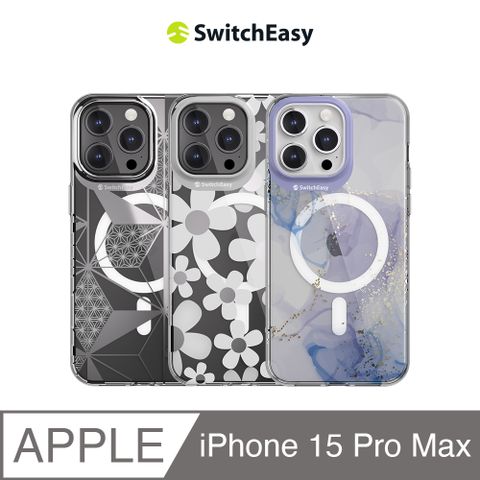 SwitchEasy 魚骨牌 iPhone 15 Pro Max 6.7吋 Artist M 磁吸藝術家防摔手機殼(支援 MagSafe)