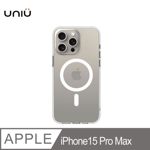【UNIU】iPhone 15 Pro Max | EÜV Pro 變色透明殼-磁吸版