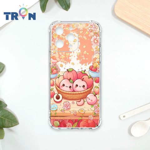 TRON IPHONE 15 PRO MAX 2顆快樂的水蜜桃 四角防摔殼 手機殼