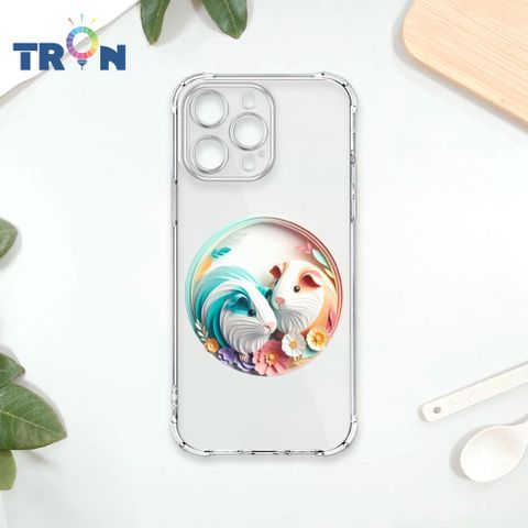 TRON IPHONE 15 PRO MAX 可愛紙雕天竺鼠 四角防摔殼 手機殼