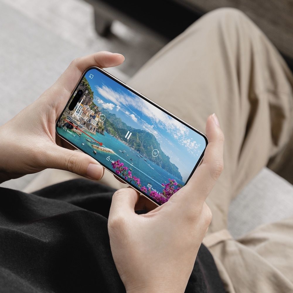 MAGEASY iPhone 15 Pro 6.1吋 Vetro 9H 滿版透明玻璃螢幕保護貼