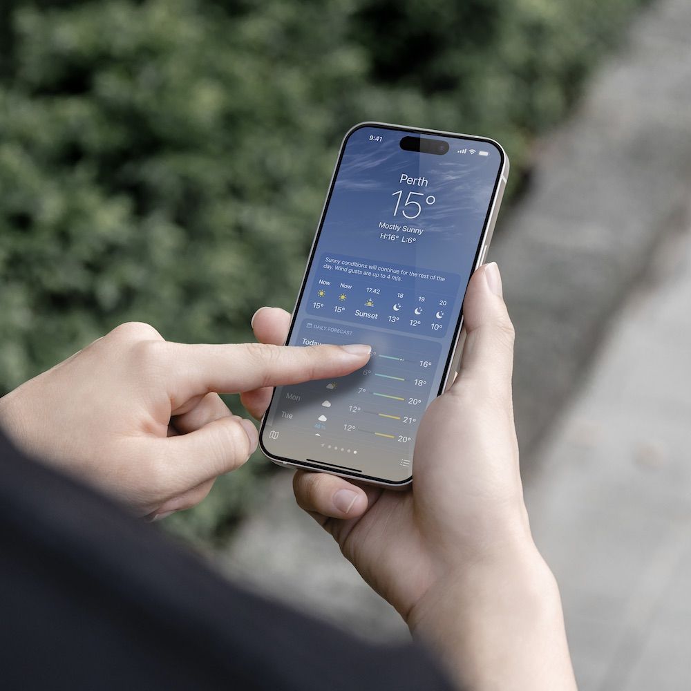 MAGEASY iPhone 15 Pro 6.1吋 Vetro 9H 滿版透明玻璃螢幕保護貼