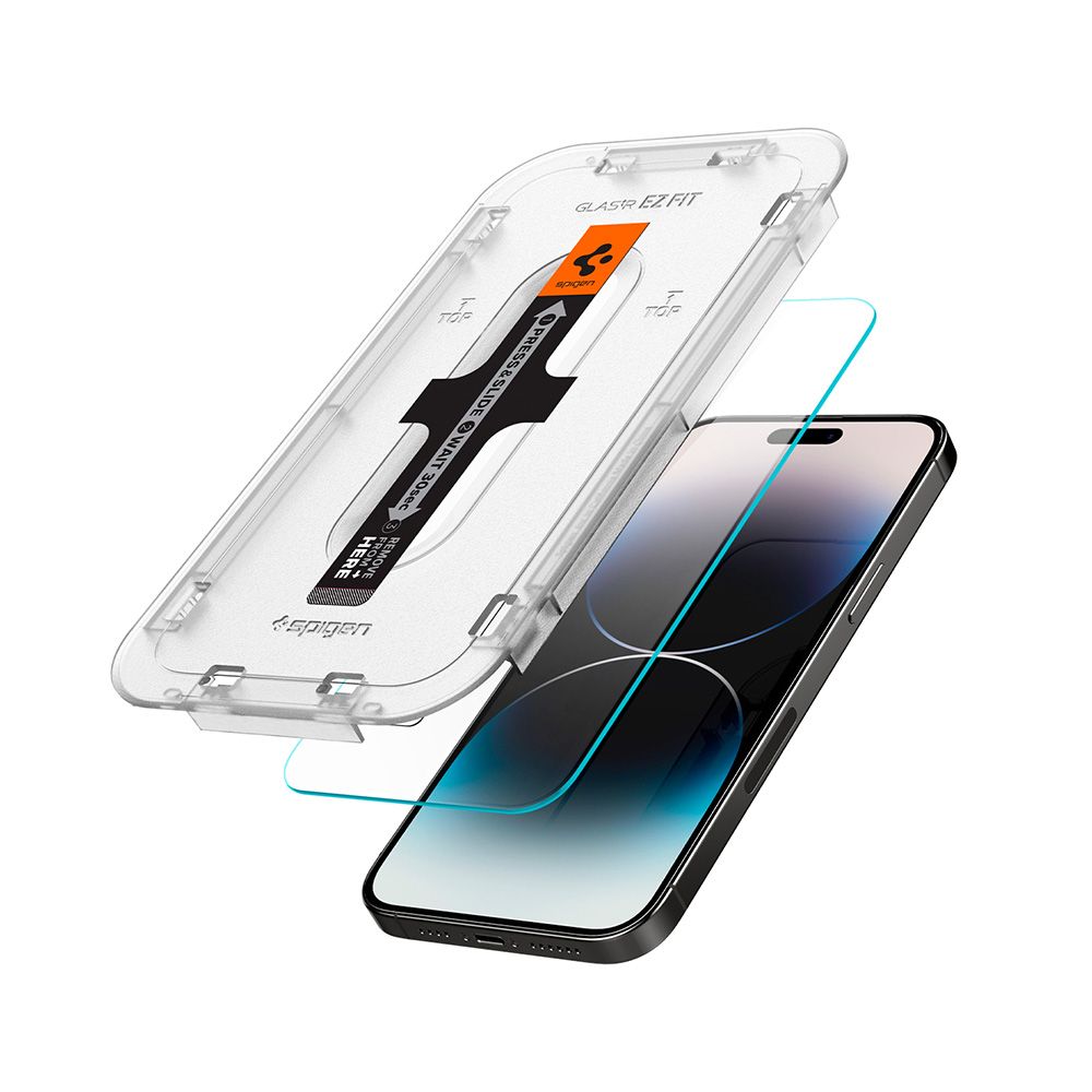 spigen iPhone 15 Pro Glas.tR EZ Fit-快易貼(晶透:2入組)