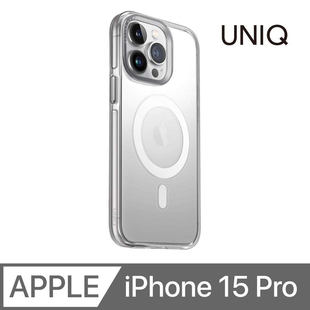 UNIQ  Calio 抗黃化高透亮防摔磁吸手機殼 iPhone 15 Pro (6.1)