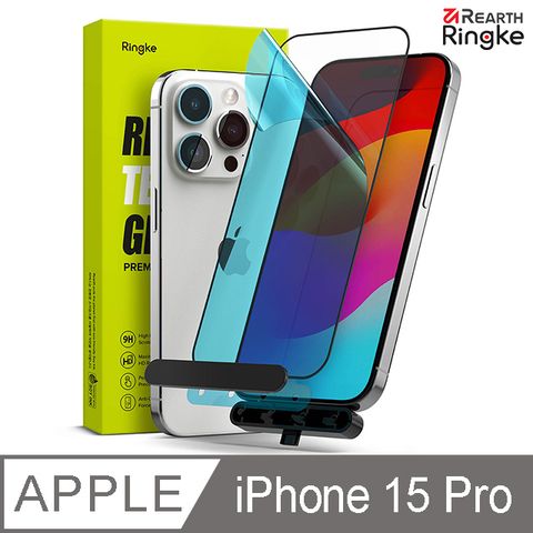 Ringke ｜iPhone 15 Pro 6.1吋 [Tempered Glass] 鋼化玻璃螢幕保護貼（附安裝工具）