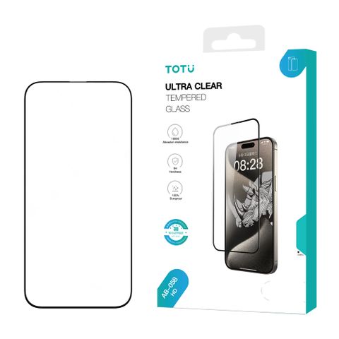 【TOTU】iPhone 16 Pro 9H 螢幕鋼化玻璃保護貼 犀牛家族