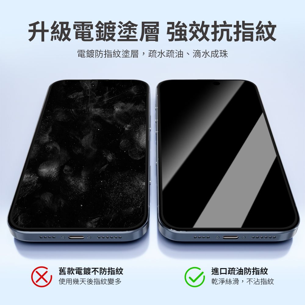 PHILIPS 飛利浦  iPhone 16/16 Plus/16 Pro/16 Pro Max 防窺視鋼化玻璃保護貼