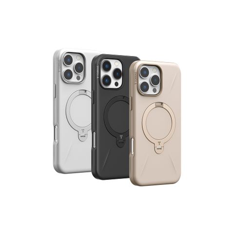 TORRAS Ostand Spin Fusion MagSafe支架防摔手機殼for iPhone 16 Pro