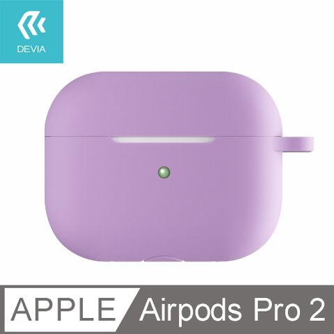 DEVIA AirPods Pro 2 液態矽膠保護套-紫色