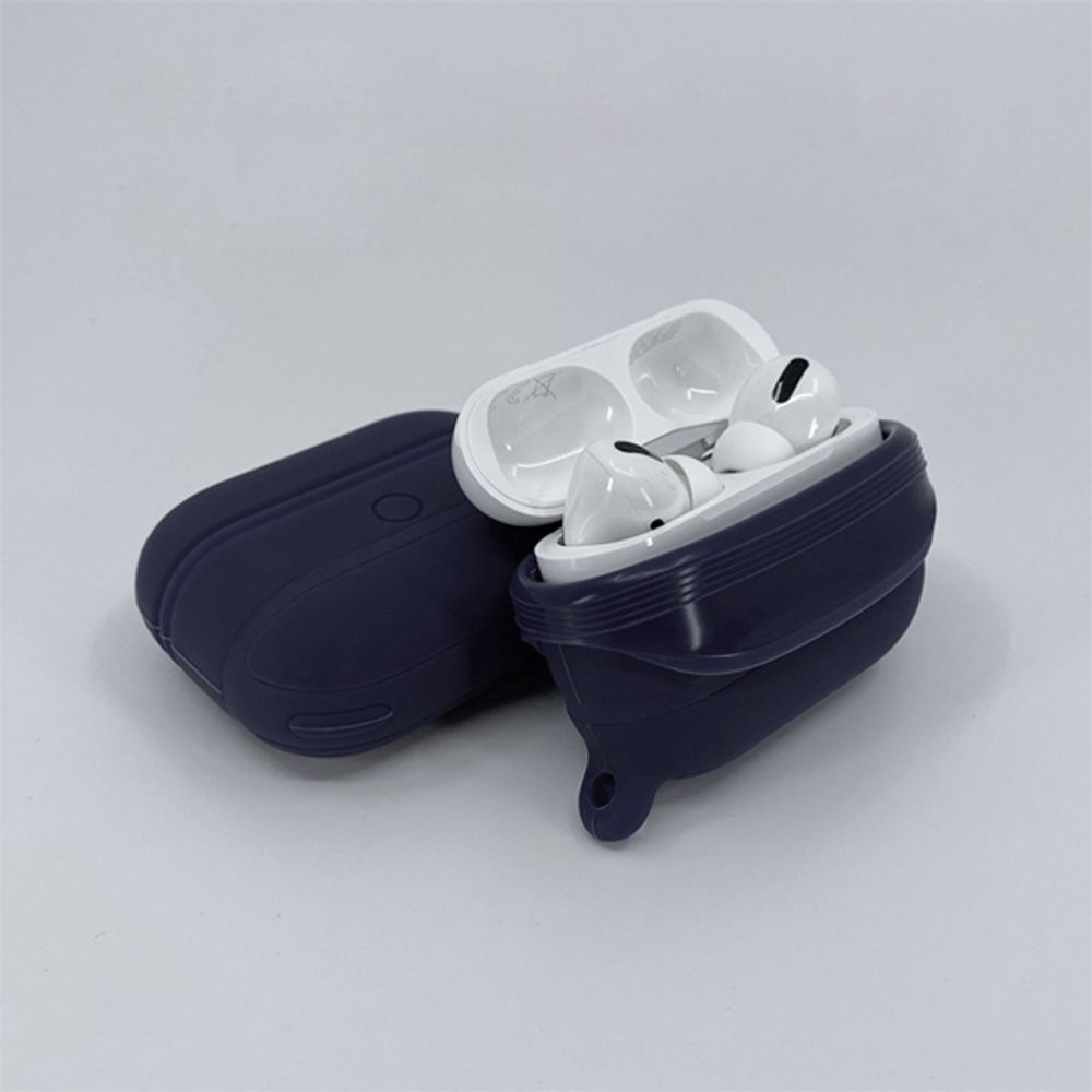 Case Studi CaseStudi AirPods Pro 2/1 Waterproof 充電盒防水矽膠保護套-海軍藍